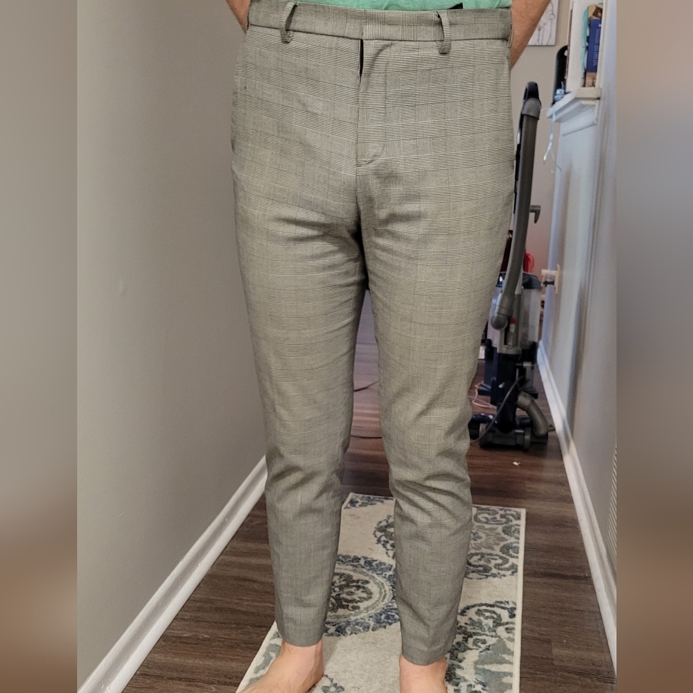 H&M Houndstooth Pants 34R